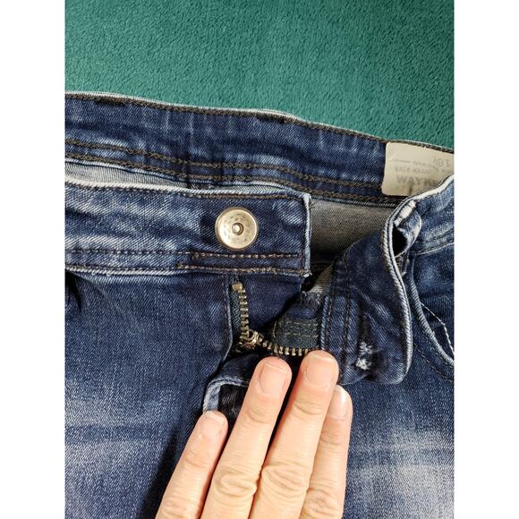 Diesel Jeans Size 16 Youth Girls Blue Pants Stretch Waykee J Mid Rise Straight - Picture 6 of 14